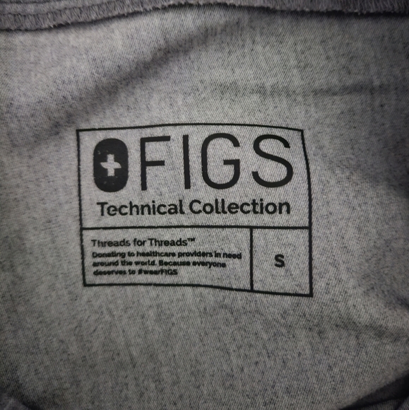 NWOT Figs scrub pants in graphite grey size S - Picture 5 of 5